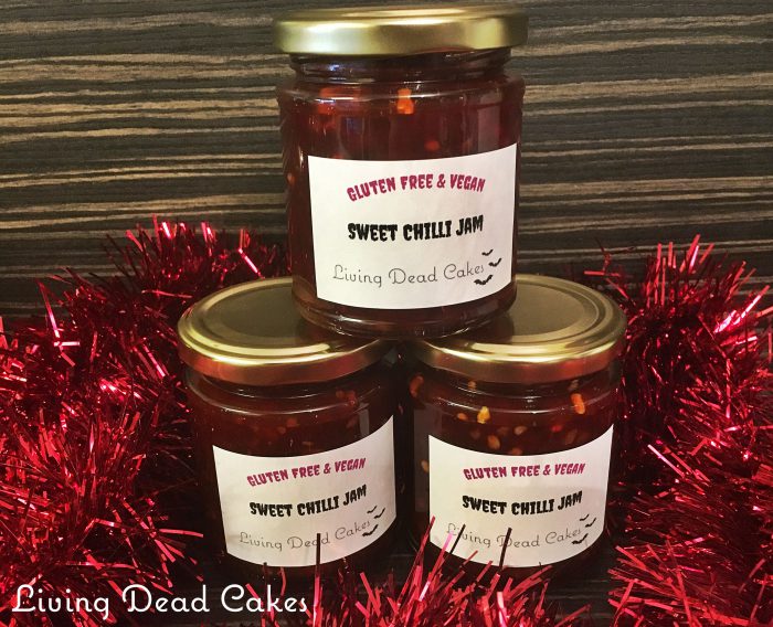 A Vegan Christmas Sweet Chilli Jam Living Dead Cakes
